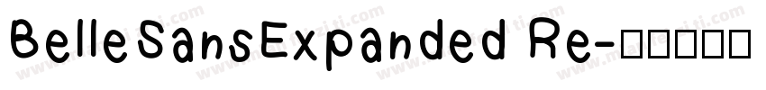 BelleSansExpanded Re字体转换
